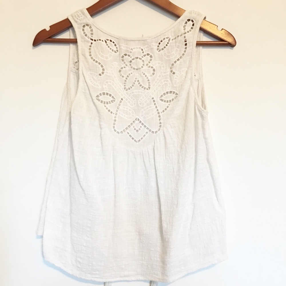 Bohemian Eyelet Tank